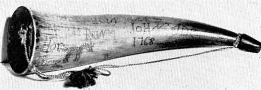 John Ide's powder horn
